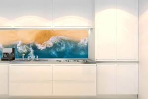 Fototapet pentru bucătărie - ocean albastru 180 x 60 cm