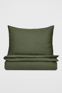 Lenjerie de pat de lux din flanelă Solid verde