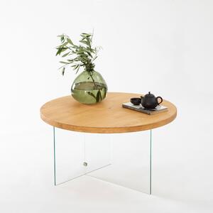 Măsuţă de cafea, Hanah Home, Culoare: Stejar transparent