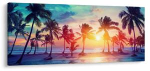 Tablou - Apus de soare tropical (120x50 cm)