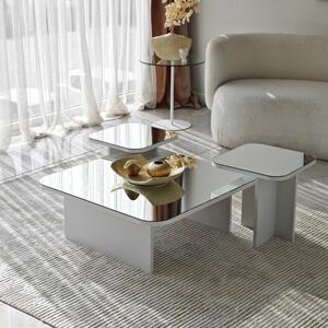 Set de măsuțe de cafea, Hanah Home, Culoare: Alb