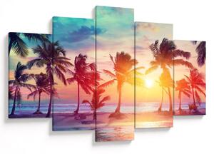 Tablou - Apus de soare tropical (150x105 cm)