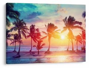 Tablou - Apus de soare tropical (70x50 cm)