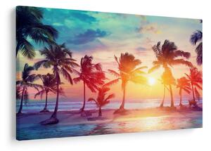 Tablou - Apus de soare tropical (90x60 cm)