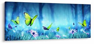 Tablou - Poiană mistică de pădure (120x50 cm)