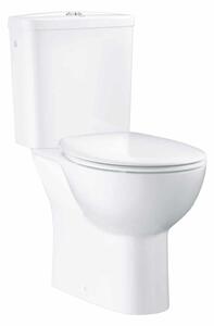 Set vas wc cu rezervor si capac soft close, evacuare orizontala, Grohe Bau Ceramic