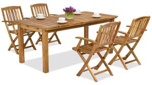 Mobilier terasă din lemn Jakarta/Delhi 4 Garden Point