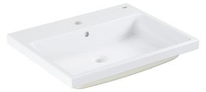 Lavoar baie incastrat alb 60 cm, dreptunghiular, Grohe Cube Ceramic Pure Guard