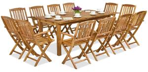 Mobilier terasă din lemn Jakarta/Delhi 12 Garden Point