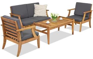 Mobilier terasă din lemn Danang Coffee 4 Garden Point