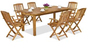 Mobilier terasă din lemn Jakarta/Delhi 6 Garden Point