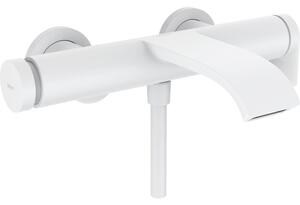 Baterie cada sau dus monocomanda, culoare alb mat Hansgrohe Vivenis 75420700 Alb mat