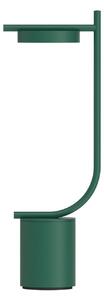 GRUPA Lampa de masă cu baterie LED Grupa Igram, verde, 40 cm, IP44, reglabil, Verde, Camera de zi / sufragerie, Aluminiu, Design