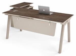 Birou Evo Space cu dulap lateral mobil - dimensiuni 1600*800*750 mm