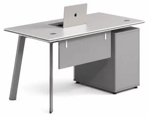 Birou Serenity cu dulap lateral - dimensiuni 1400*700*750 mm