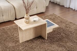 Măsuţă de cafea, Hanah Home, Culoare: Travertin