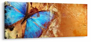 Tablou - Fluture albastru (120x50 cm)