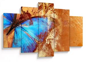 Tablou - Fluture albastru (150x105 cm)
