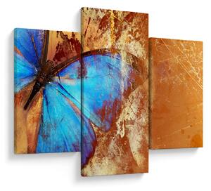 Tablou - Fluture albastru (90x60 cm)