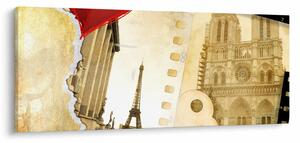Tablou - Amintiri din Paris (120x50 cm)