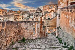 Fototapetă vlies orașul matera 375 x 250 cm