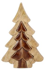Decoratiune de Craciun 3D BROWN TREE 19,5 cm - mai multe culori Culoare: Maro