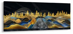 Tablou - Munții aurii (120x50 cm)