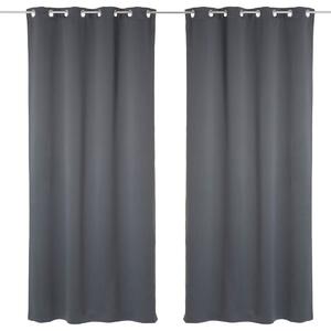 Perdea opaca cu ochiuri 135 x 240 cm, 2 buc