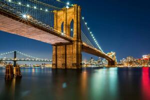Fototapetă vlies podul brooklyn din manhattan 375 x 250 cm