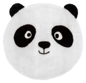 Covor rotund panda cu urechi SMILE, Ø 100 cm