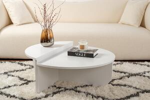 Măsuţă de cafea, Hanah Home, Culoare: Alb