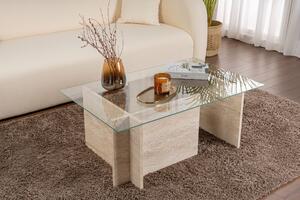 Măsuţă de cafea, Hanah Home, Culoare: Travertin