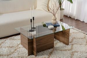 Măsuţă de cafea, Hanah Home, Culoare: Nuc