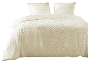Set de lenjerie de pat cu model capitonat, HELTIE, 240 x 220 cm
