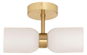 Aplica de perete din sticlă RIO, 2 surse de lumină, înălțime 26,5 cm