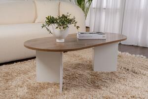 Măsuţă de cafea, Hanah Home, Culoare: Nuc Alb