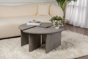 Măsuţă de cafea, Hanah Home, Culoare: Gri beton