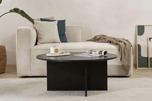 Măsuţă de cafea, Hanah Home, Culoare: Negru din lemn