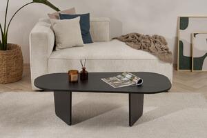 Măsuţă de cafea, Hanah Home, Culoare: Negru din lemn