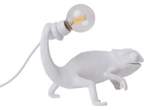 Lampă de masă SELETTI, Chameleon Lamp Still, Alb, Camera de zi, Plastic, Design
