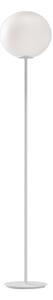 Lampadar Rotaliana, Flow Glass, reglabil, Alb, Camera de zi, Metal, Design
