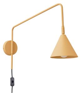 Lampă de perete SOLLUX LIGHTING, LYS, Auriu / Alamă, Camera de zi, Metal, Scandinavă