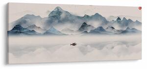 Tablou - Valea munților albaștri (120x50 cm)