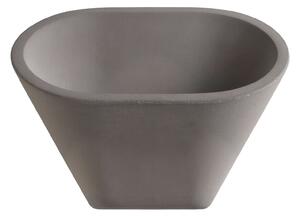 Lampă de perete Foscarini, Aplomb R7s, reglabil, Gri, Camera de zi, Beton, Design