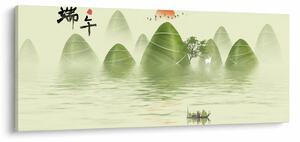 Tablou - Valea munțilot verzi (120x50 cm)