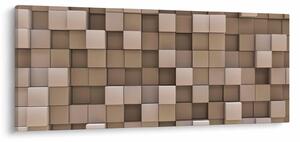 Tablou - Cuburi bej (120x50 cm)