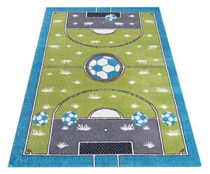 Covor modern pentru camera copiilor teren de fotbal pentru băieți Lăţime: 200 cm | Lungime: 290 cm