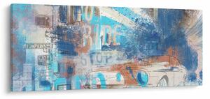 Tablou - Născut să călătorească (120x50 cm)