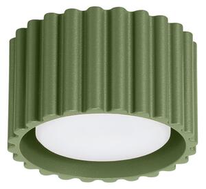 Plafoniere SOLLUX LIGHTING, RIBLA, reglabil, Verde, Camera de zi, Aluminiu