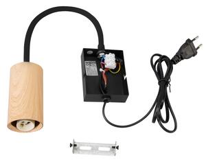 Lampă flexibilă de perete Brilagi SELE 1xGU10/30W/230V negru/bej